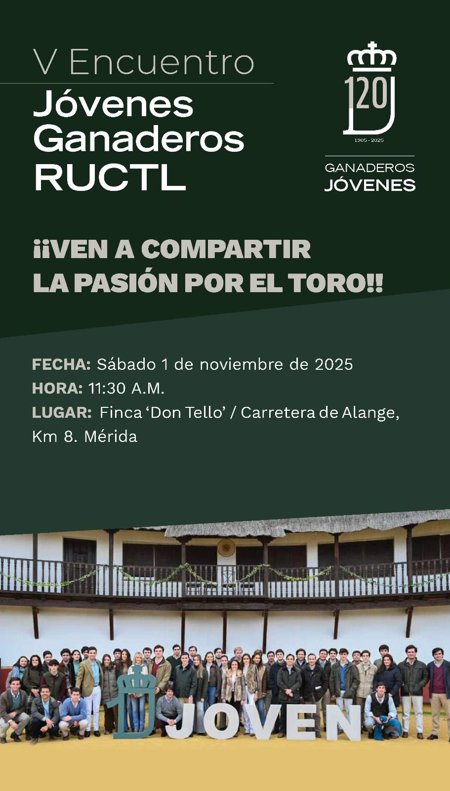Todo preparado para el V Encuentro Jóvenes Ganaderos RUCTL
