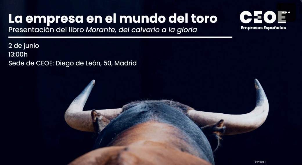 La RUCTL lleva a la CEOE el impacto económico, ambiental y cultural de la tauromaquia